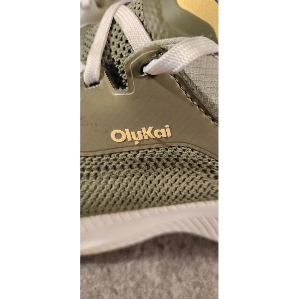 OluKai Island‎ Hopper Shoes Mens Size 10 Green Mesh Running Sneakers 10543-3939